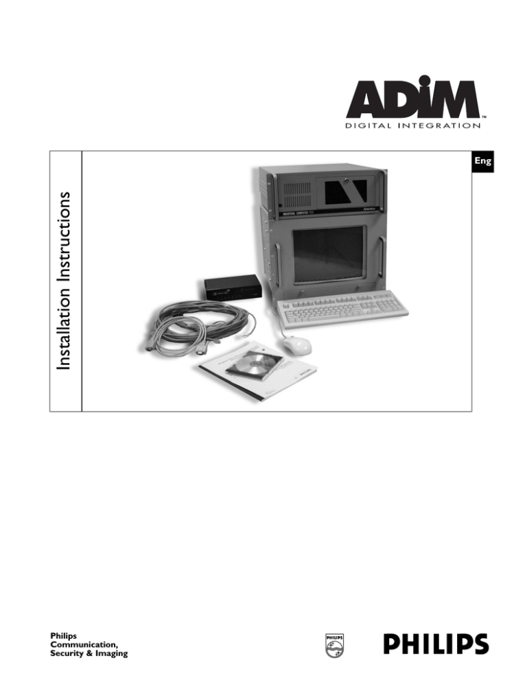 Philips ADIM ADM0101 User manual Philips ADIM ADM0101 User manual