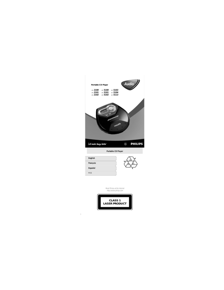 Philips AX 2100/01 User's manual Philips AX 2100/01 User's manual