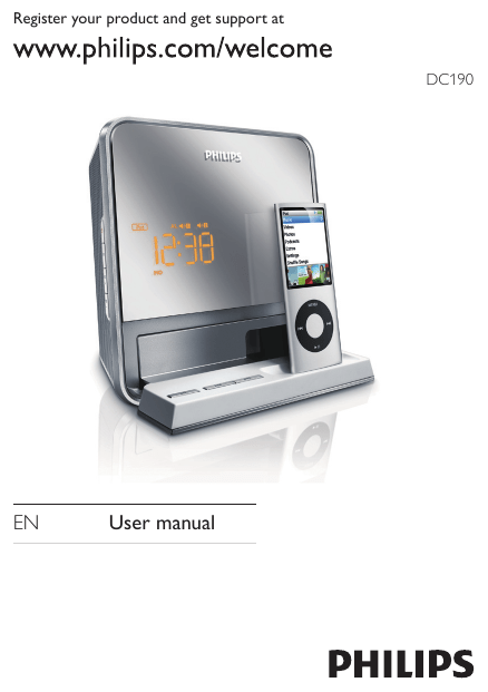 Philips DC190 User manual Philips DC190 User manual