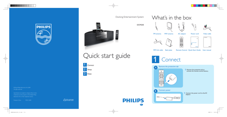 Philips DCM250, DCM250/12 User's manual Philips DCM250, DCM250/12 User's manual