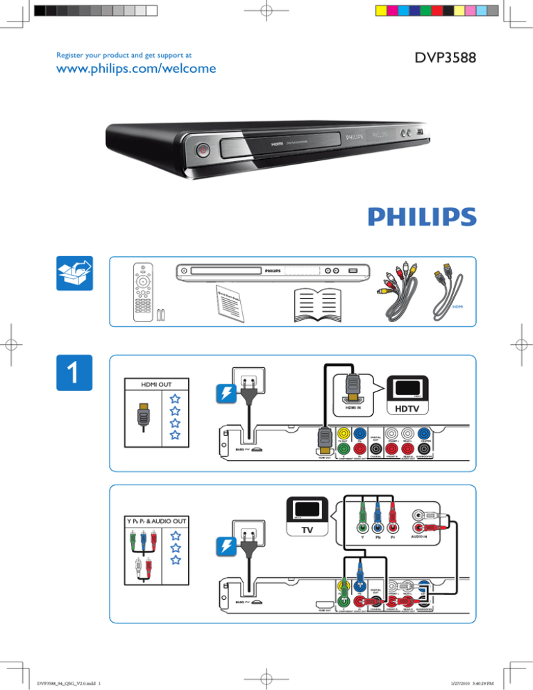 Philips DVP3588X/94, DVP3588/94, DVP3588 User manual Philips DVP3588X/94, DVP3588/94, DVP3588 User manual