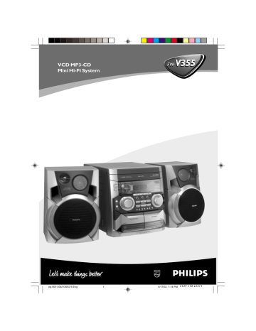 Adjusting the TV system. Philips FW-V355/21M, FW-V355 | Manualzz