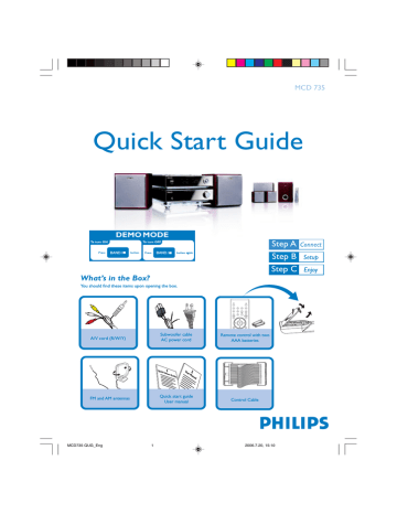 Philips MCD735 User manual | Manualzz