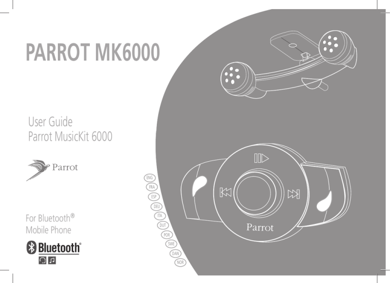 Philips MK6000 User manual Philips MK6000 User manual
