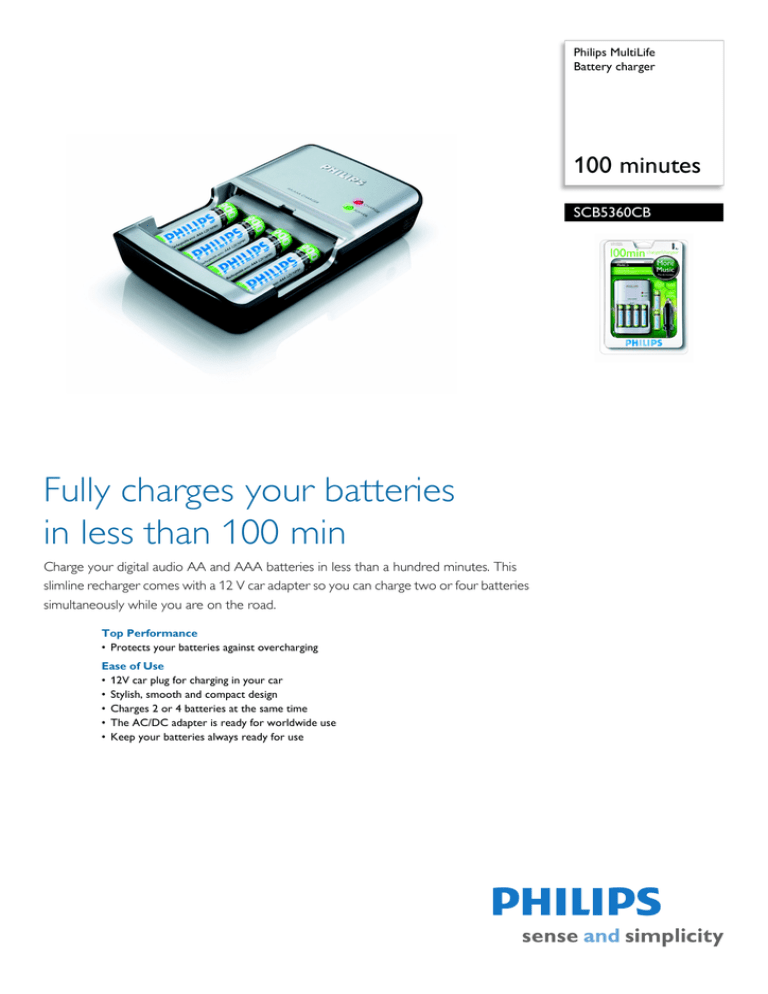 Philips MultiLife SCB5360CB User manual Philips MultiLife SCB5360CB User manual