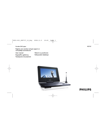 Philips PET737/12 User manual Philips PET737/12 User manual