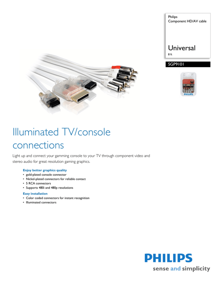 Philips SGP9101 User manual Philips SGP9101 User manual