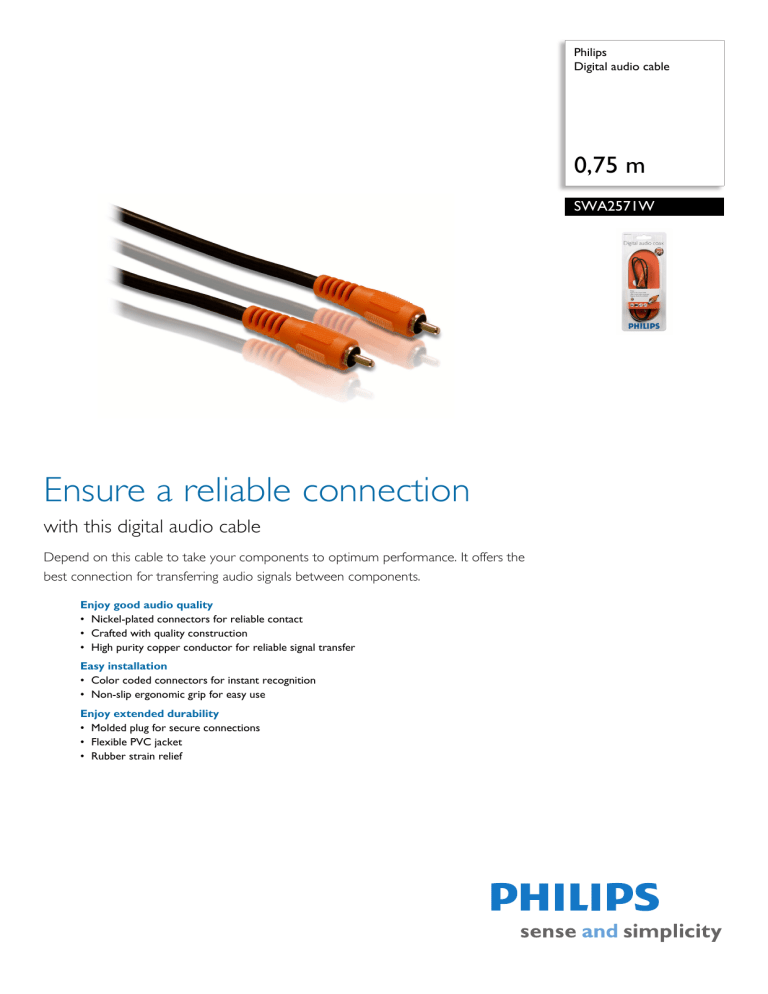 Philips SWA2571W User manual Philips SWA2571W User manual