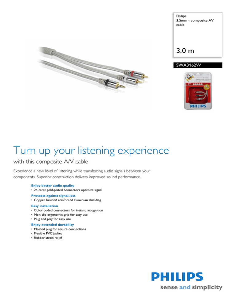 Philips SWA3162W User's manual Philips SWA3162W User's manual