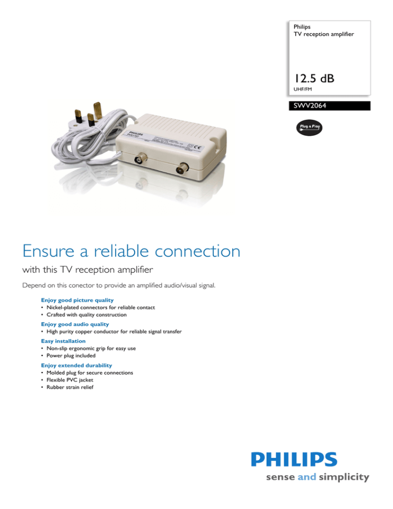Philips SWV2064 User's manual Philips SWV2064 User's manual