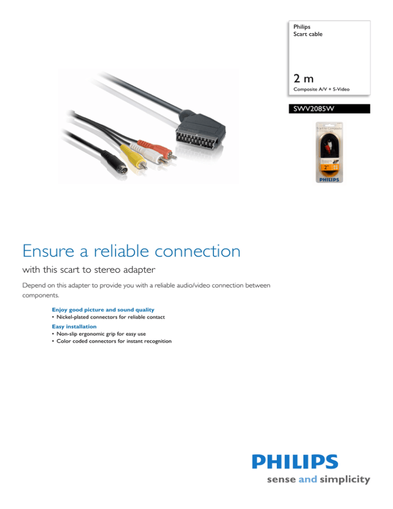 Philips SWV2085W User manual Philips SWV2085W User manual