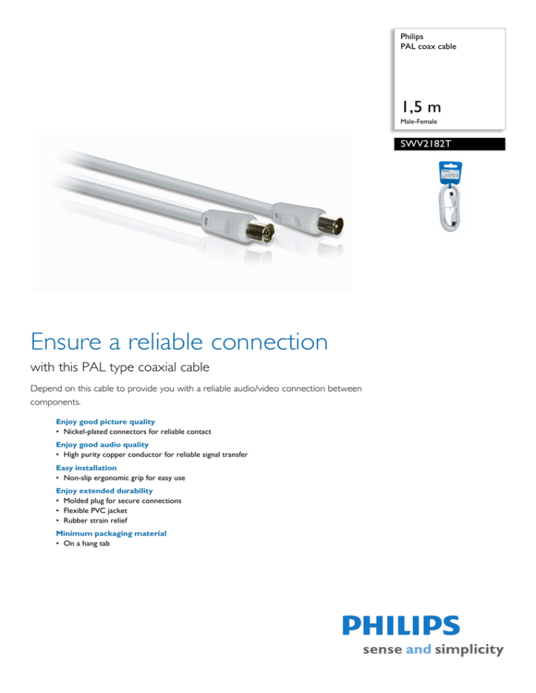 Philips SWV2182T/10 User manual Philips SWV2182T/10 User manual