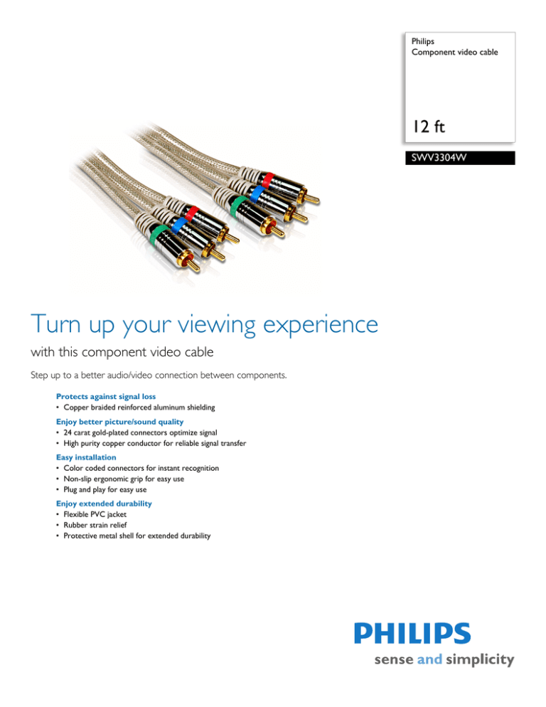 Philips SWV3304W User manual Philips SWV3304W User manual