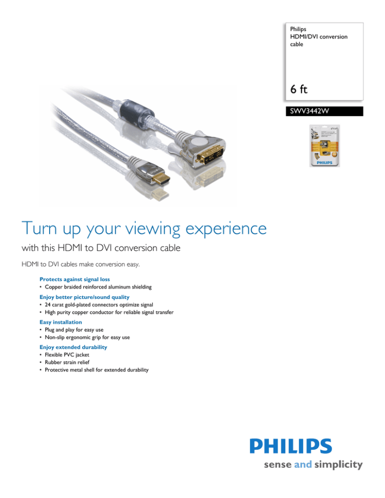 Philips SWV3442W User's manual Philips SWV3442W User's manual