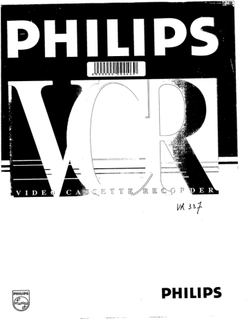 Philips VR 337 User's Manual | Manualzz Philips VR 337 User's Manual | Manualzz