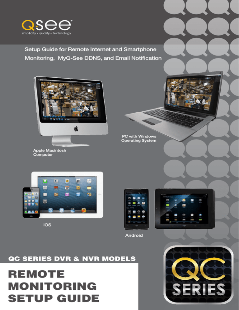 Q-See QC304 User manual Q-See QC304 User manual