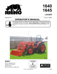 Rhinotek 1640 User's Manual