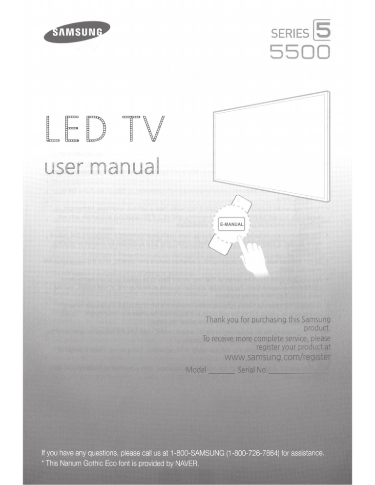 Samsung 1080P User's manual Samsung 1080P User's manual
