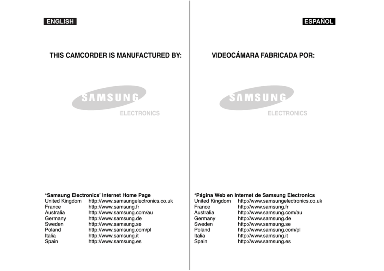 Samsung AD68-00839J User's manual Samsung AD68-00839J User's manual