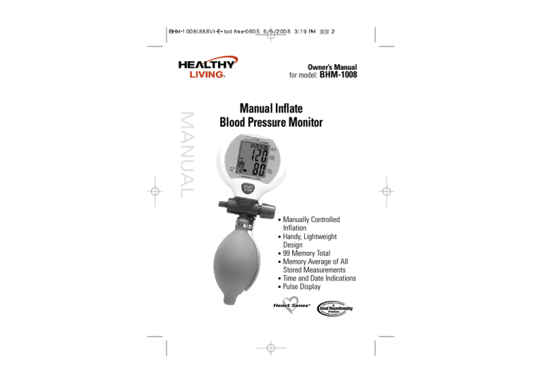 Samsung BHM-1008 User's manual Samsung BHM-1008 User's manual
