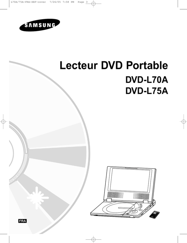 Samsung DVD-L70A User manual Samsung DVD-L70A User manual