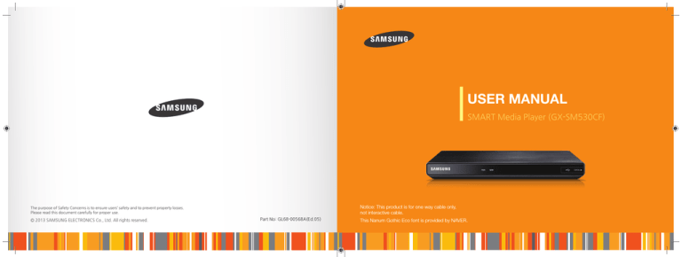 Samsung GX-SM530CF/XAA Product Manual Samsung GX-SM530CF/XAA Product Manual