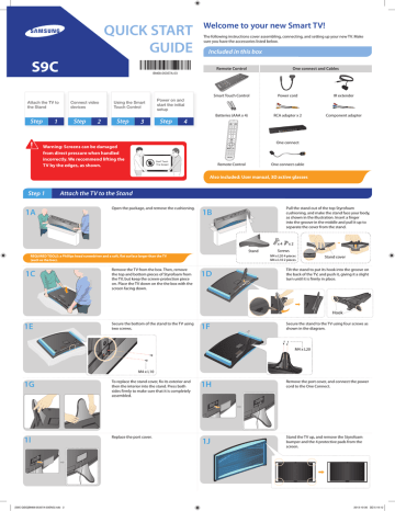 Samsung KN55S9CAFXZA User's manual Samsung KN55S9CAFXZA User's manual