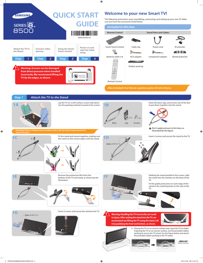 Samsung PN64F8500AFXZA User's manual Samsung PN64F8500AFXZA User's manual