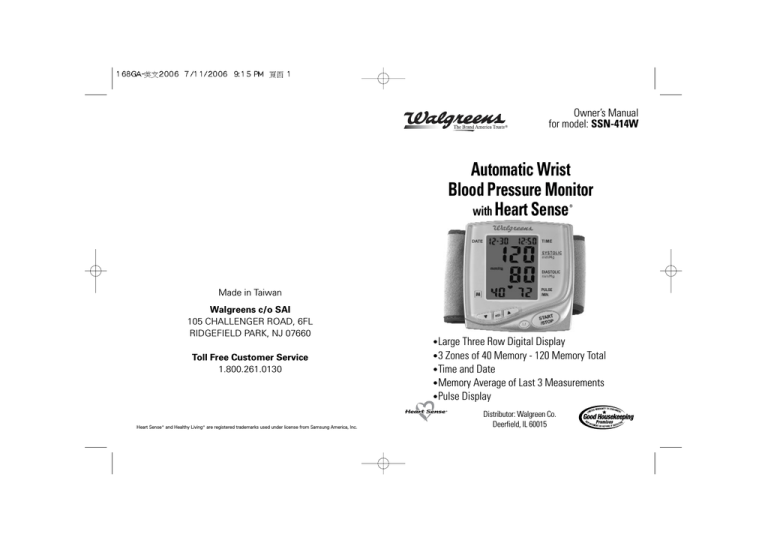 Samsung SSN-414W User manual Samsung SSN-414W User manual