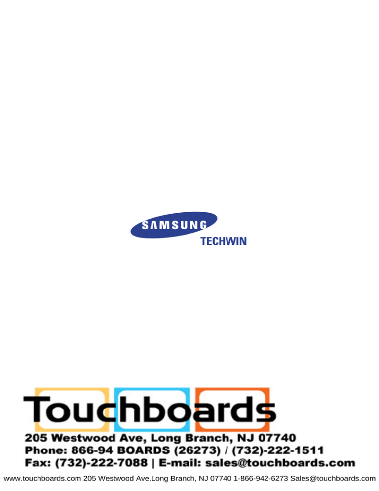 Samsung SVP-5500 User's manual Samsung SVP-5500 User's manual