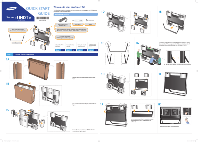 Samsung UN85S9AFXZA User manual Samsung UN85S9AFXZA User manual