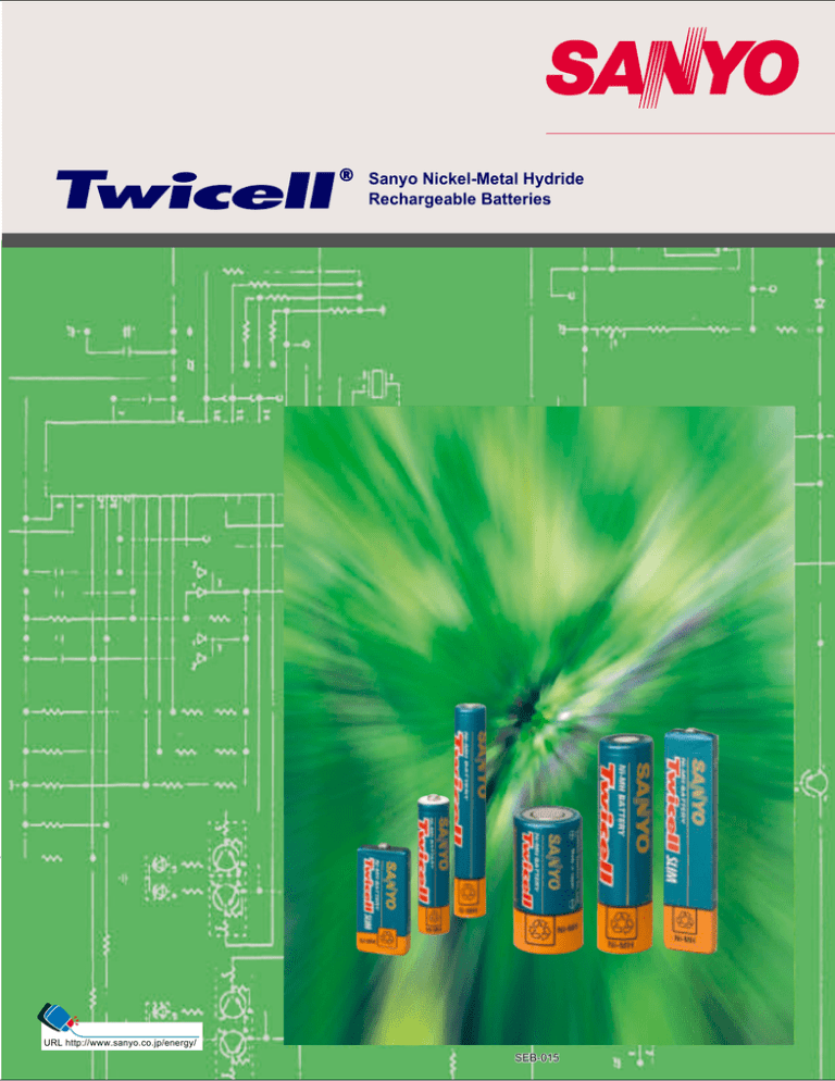 Sanyo Twicell SEB-015SEB-015SEB-015 User manual Sanyo Twicell SEB-015SEB-015SEB-015 User manual