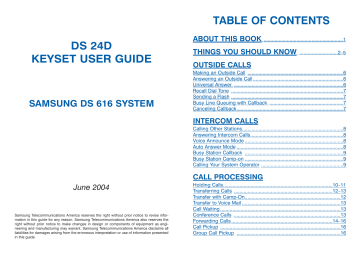 Sharp DS 24D User's manual Sharp DS 24D User's manual