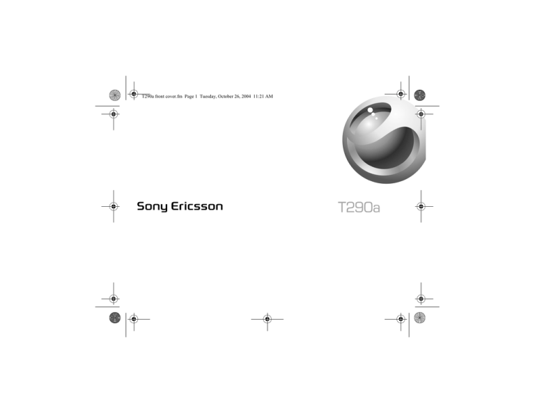 Sony T T290a Operating instructions Sony T T290a Operating instructions
