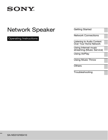 Sony BDV-N890W/Z Operating Instructions | Manualzz