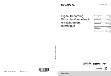 Sony DEV-5 Operating Guide | Manualzz