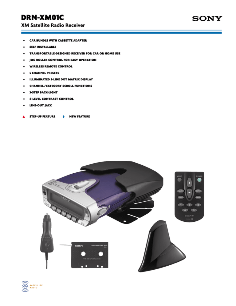 Sony DRN-XM01C Specification Sony DRN-XM01C Specification