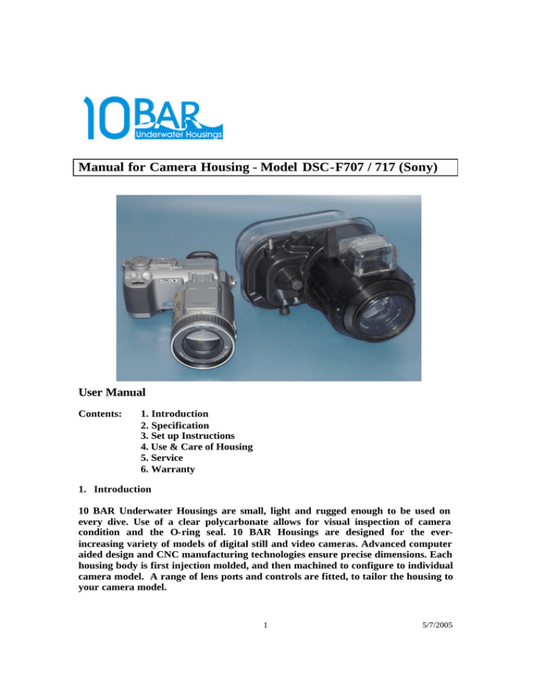 Sony DSC-F707 User's manual Sony DSC-F707 User's manual