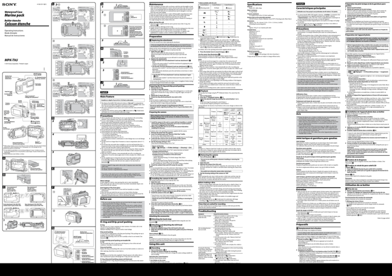 Sony MPK-THJ User manual Sony MPK-THJ User manual