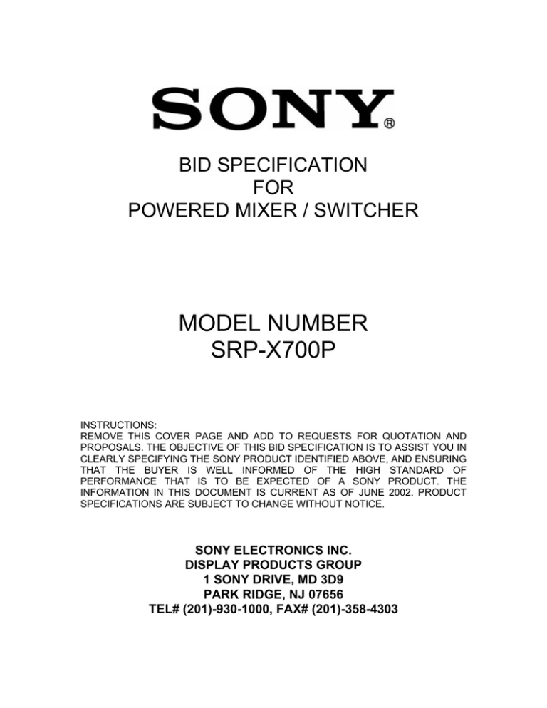 Sony SRP-X700P User's manual Sony SRP-X700P User's manual