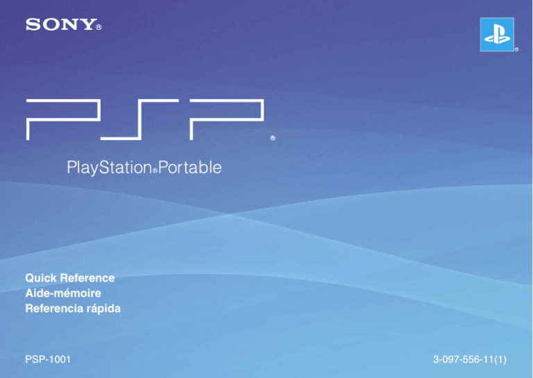 Sony PSP-1001 User's manual Sony PSP-1001 User's manual