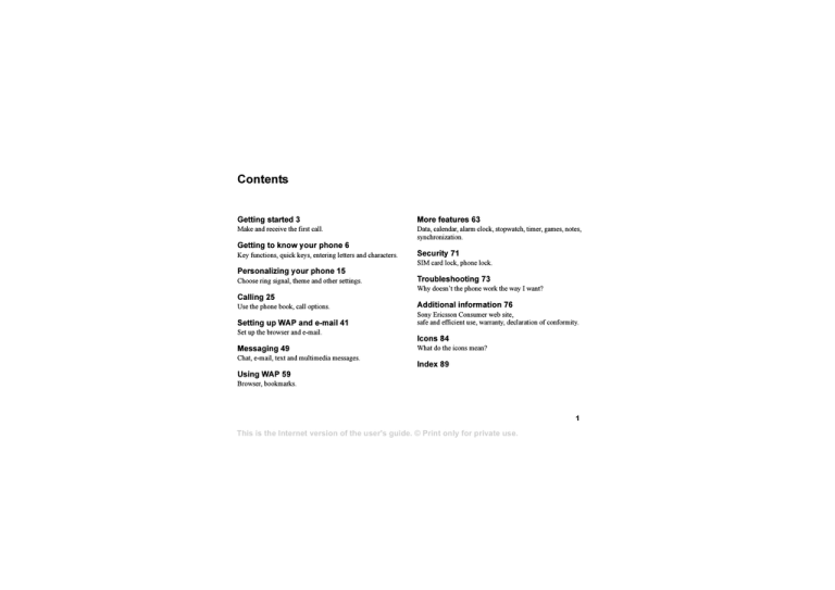 Sony t310 User manual Sony t310 User manual