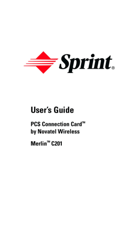 Sprint Nextel C201 User's Guide | Manualzz