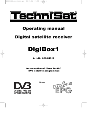 TechniSat 1 Operating Manual | Manualzz TechniSat 1 Operating Manual | Manualzz