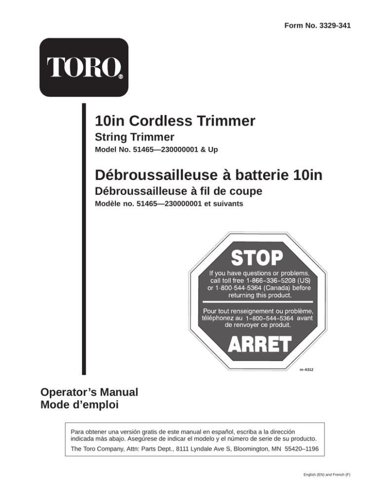 Toro 10 Toro 10