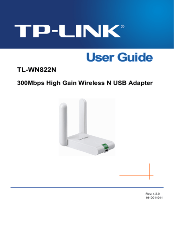 TP-Link TL-WN822N V3 User Guide | Manualzz
