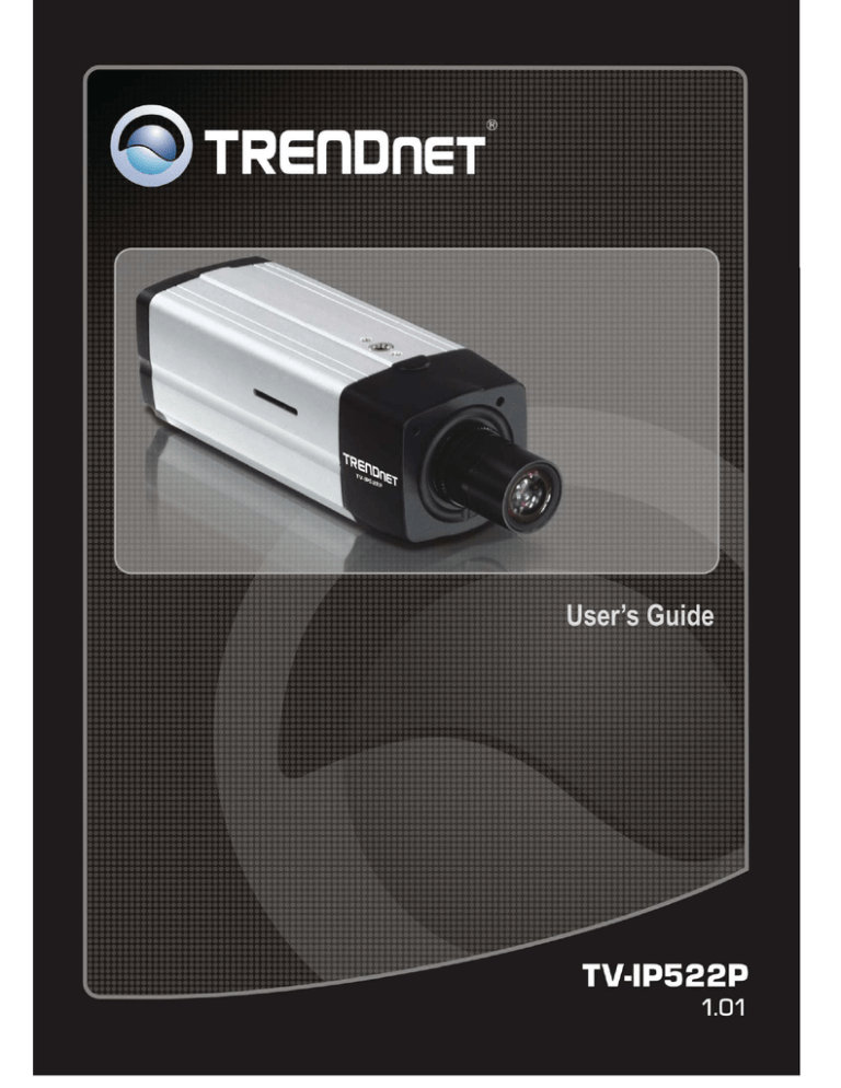 Trendnet TVIP522P, TV-IP522P User manual Trendnet TVIP522P, TV-IP522P User manual