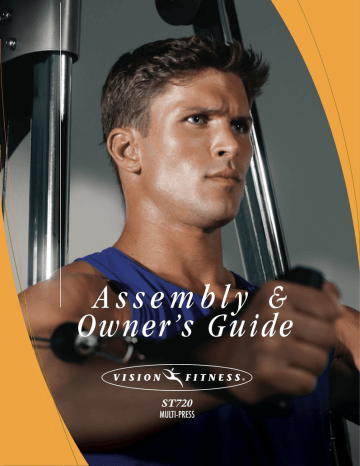Vision Fitness ST720 Assembly Guide | Manualzz