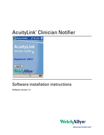 Welch Allyn Medical Diagnostic Equipment Tablet Accessory V 1.3 User's Manual | Manualzz Welch Allyn Medical Diagnostic Equipment Tablet Accessory V 1.3 User's Manual | Manualzz