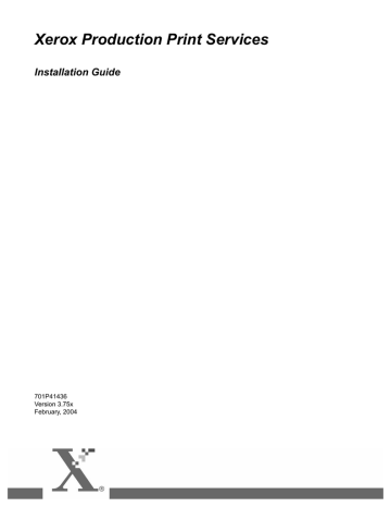 Xerox 650/1300 Installation Guide | Manualzz